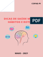 E Book Dicas de Saude Mental Habitos e Rotinas