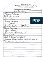 Hojas de Asistencia - 27 April 2023 - Culebra - 00 - Proposed Plan - Pubic Meeting Sign-In Sheet - 27 April 2023