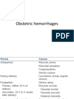 Obstetric Hemorrhage