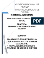 TPM Gestion Temprana Del Equipo