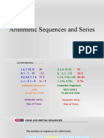 Arithmetic Sequences and Series 1