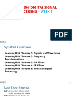 18ecc204j - DSP - Week 1