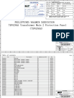 P17 7XF02NAA Transformer Main 2 Protection Panel