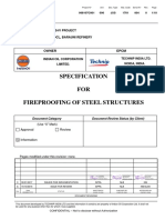 FireProofing Specification