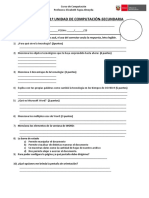 Examen de La 1º Unidad de Computación - 3ºsecundaria