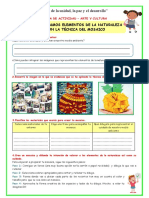 Ficha-Viern-Arte-representamos Elementos Naturales Con La Técnica Del Mosaico