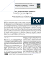 Classification of Imbalanced Malaria Disease Using