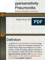 Hypersensitivity Pneumonitis: Extrinsic Allergic Alveolitis