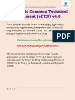 Electronic Common Technical Document (eCTD) v4.0: The Documents and Files Referenced Are