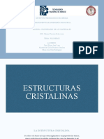 Estructuras Cristalinas