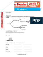 El Adjetivo para Cuarto de Primaria