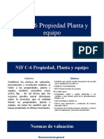 Notas de Conta Sobre Propiedad, Planta y Equipo