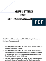 LWUA Tariff Setting For Septage Management