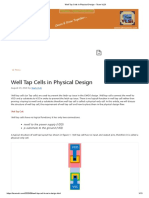 Well Tap Cells in Physical Design - Team VLSI