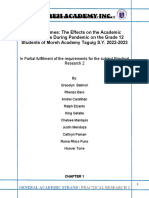 Mobile Games The Effects On The Academic Performance During Pandemic On The Grade 12 Students of Moreh Academy Taguig S.Y. 2022 2023