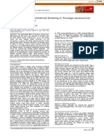 Antimicrobial and Phytochemical Screening of Linn. (Plumbaginaceae) Leaf