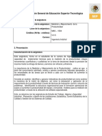 MAS-1604 Medicion y Mejoramiento de La Productividad