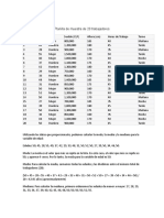 Planilla de Muestra de 20 Trabajadores Enrique Vs Juan