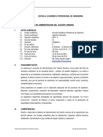 Silabo de Administración Talento Humano - 2014-0