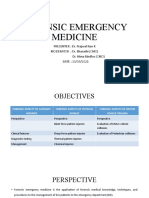 Forensic Emergency Medicine