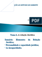 6 - Aula de Introdução Ao Estudo de Direito