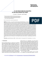 Equilibrium and Observational Properties of Line-Tied Twisted Flux Tubes