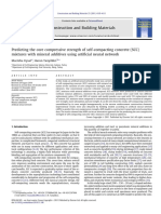 Predicting The Core Compressive Strength of Self-Compacting Concrete (SCC) Mixtures With Mineral Additives Using Artificial Neural Network Best Saifi