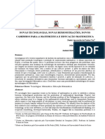 3 - Novas Tecnologias, Novas Demonstracoes, Novos Caminhos para A Matematica e Educacao Matematica