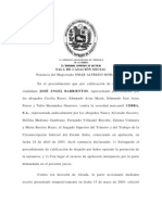 SALA DE CASACIÓN SOCIAL en Caso de Aplicar La Perencion o Decaimiento de La Causa