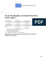 A Lei Da Atração Universal Funciona, Como Usar - O Imã Da Abundância PDF - Os Segredos Da Lei Da Atração Livro