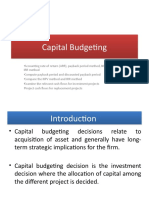 Capital Budgeting