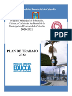 Plan Educca 2022