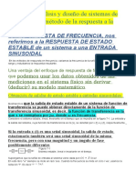 Unidad 5 - Análisis y Diseño de Sistemas de Control Por El Método de La Respuesta A La Frecuencia