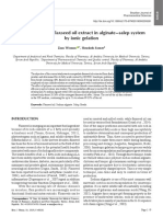 2019 - Encapsulation of Flaxseed Oil Extract in Alginate - Salep System by Ionic Gelation