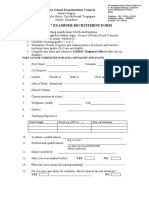 Grade 7 Examiner Recruitment Form