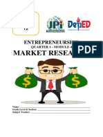 Entrepreneurship 12 q1 m4 Market Research