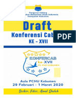 Draft Konfercab PC PMII KEBUMEN 2020