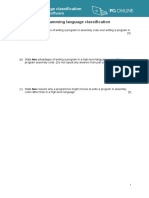 Hardware and Software Homework 3 Programming Language Classification