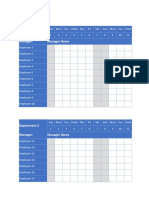 Live Free Vacation Tracker Excel Template 2023 Blank