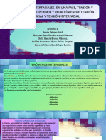 Fenómenos Interfaciales. en Una Fase, Tensión Y Cinética en La Superficie Y Relación Entre Tensión Superficial Y Tensión Interfácial