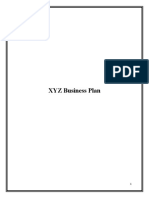 XYZ Business Plan