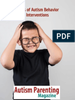 Types of Autism Behavior Interventions