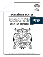 Boletín de Mates: Ciclo Regular