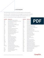 CompTIA SecurityPlus Acronyms