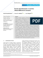 The Habitual Tendencies Questionnaire A Tool For P