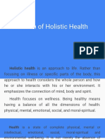 Dimension of Holistic Health