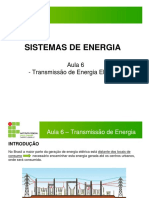 AULA 6 - Transmissao de Energia Eletrica