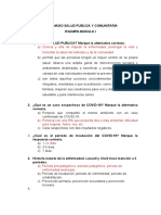 Diplomado Salud Publica y Comunitaria Examen