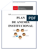 Plan Anemia Institucional