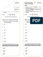 Transformación Decimal Finito A Fracción